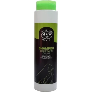 Merini Maurizio Over Line Bio Keratin Color - Shampooing pour chiens à poil noir ou teinté, 250 ml