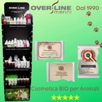 Merini Maurizio Over Line Bio Keratin Color - Shampooing pour chiens à poil noir ou teinté, 250 ml