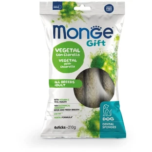 Monge Gift Vegetal con clorela - 4 barritas para perros