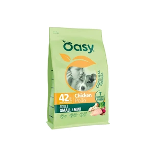 Oasy Original Formula Adult Small – Mini Chicken – Alleinfuttermittel für kleine erwachsene Hunde, 800 g