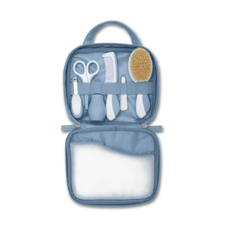 Nuvita Baby-Pflegeset – 9-teilig mit Etui, ab 0 Monaten, blau