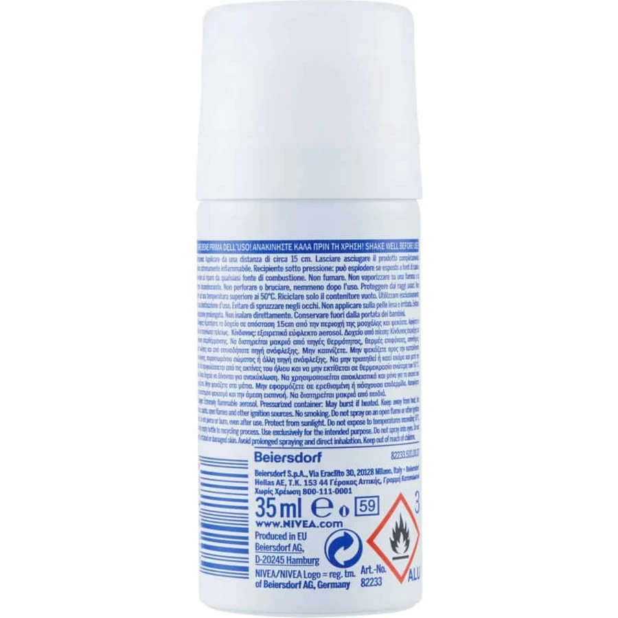Nivea Black &amp; White - Deodorant Spray, 35 ml