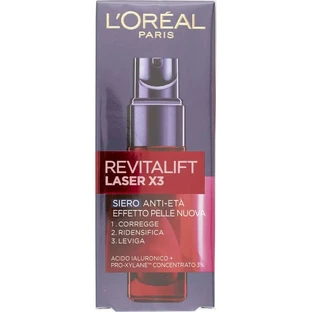 L'Oréal Paris Revitalift Laser X3 - ser anti-îmbătrânire cu efect de piele reînnoită, 30 ml