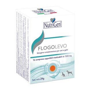 Nutrigen Flogolevo - complément alimentaire pour chiens et chats, 16 comprimés