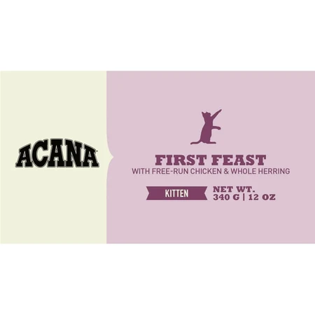 Acana Kitten First Feast - Pienso completo para gatos y gatitos, 340 g