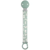Suavinex Wonder - Clip para chupete de tela con estampado de conejitos verdes