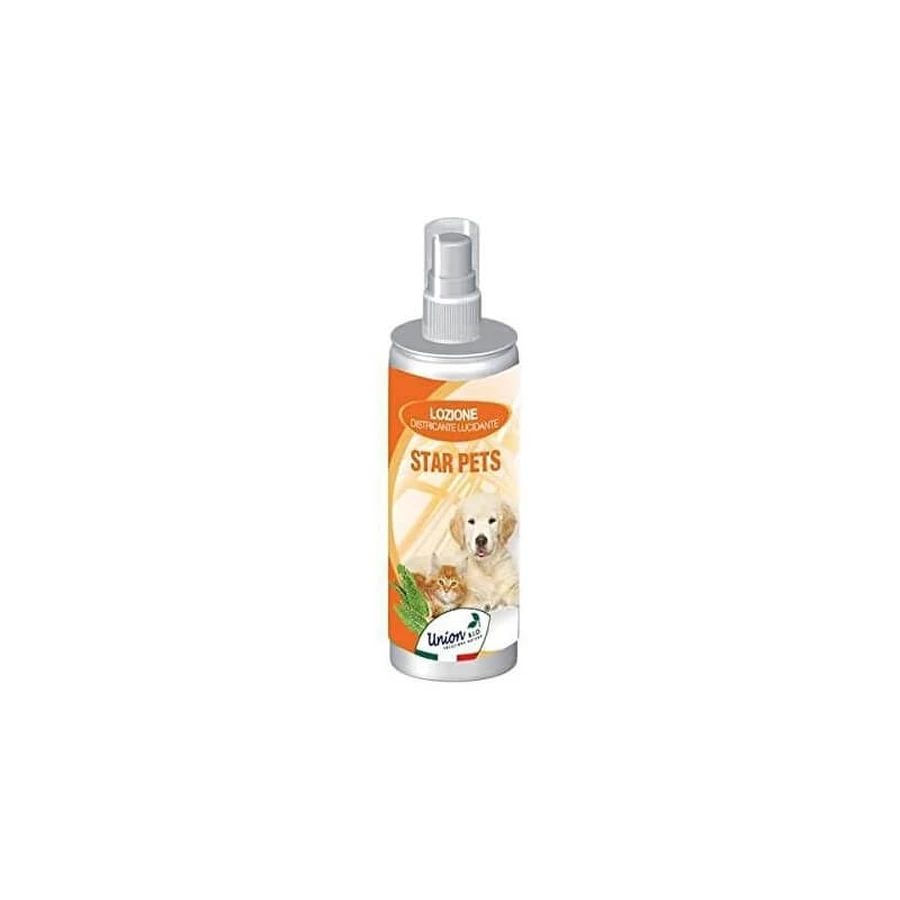 Union Bio Star Pets - Detangling and Shining Lotion for Dogs and Cats, 125 ml