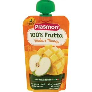 Plasmon Squeeze & Enjoy – Apfel-Mango-Snack, 100 g