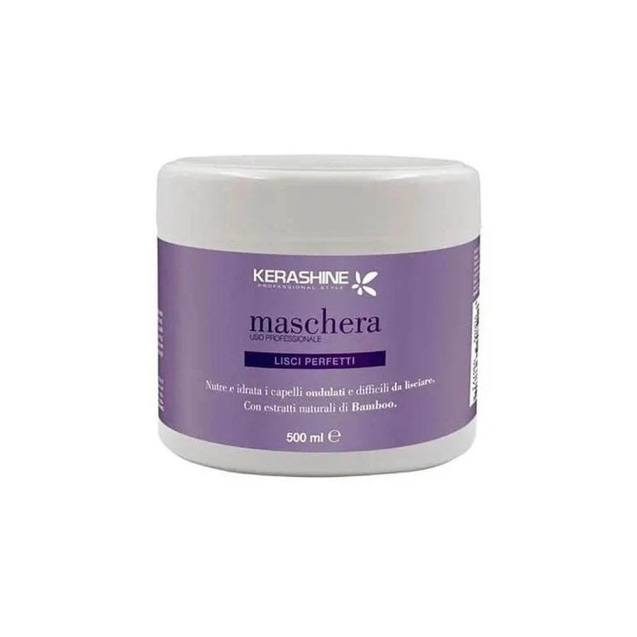 Kerashine Perfectly Smooth - Mascarilla capilar hidratante y nutritiva, 500 ml