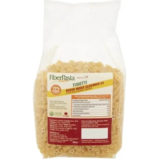 Fiberpasta Tubetti – Nudeln mit niedrigem glykämischen Index, 400 g
