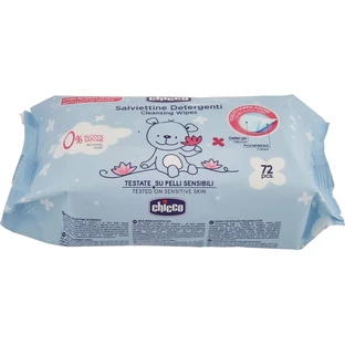 Chicco Cosmetic - 72 toallitas limpiadoras para el cambio de pañales