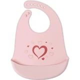 Kiokids siliconen slabbetje - roze
