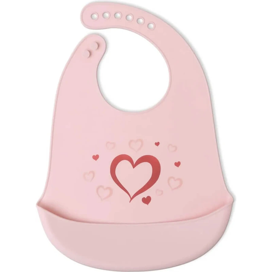 Kiokids Silicone Bib - Pink