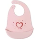 Babero de silicona Kiokids - Rosa