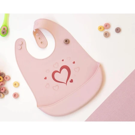 Kiokids Silicone Bib - Pink