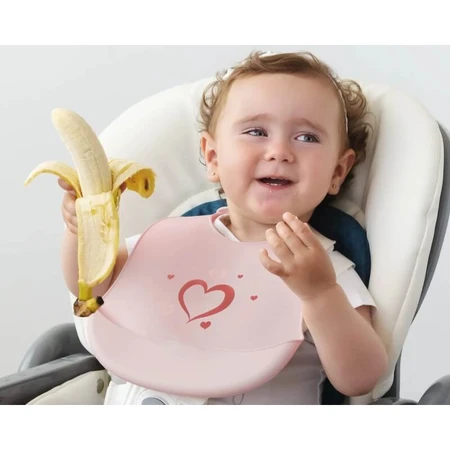 Kiokids Silicone Bib - Pink