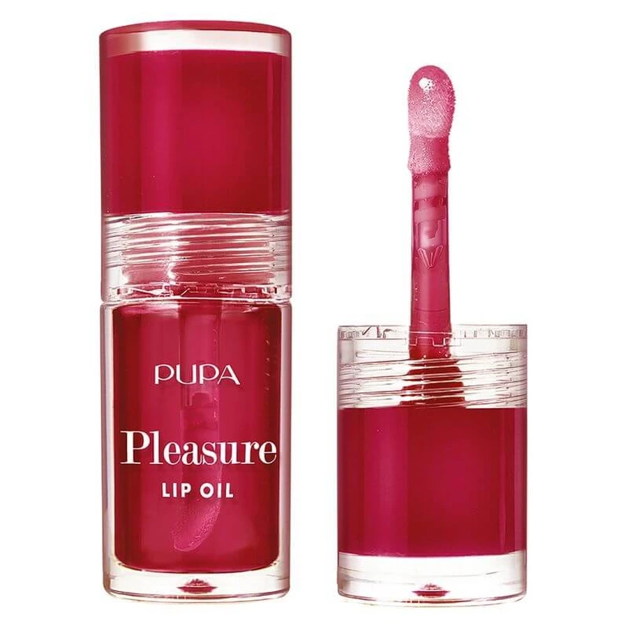 Pupa Pleasure Lip Oil - Voedende, volumegevende lipolie-elixer nr. 04 Juicy Cherry