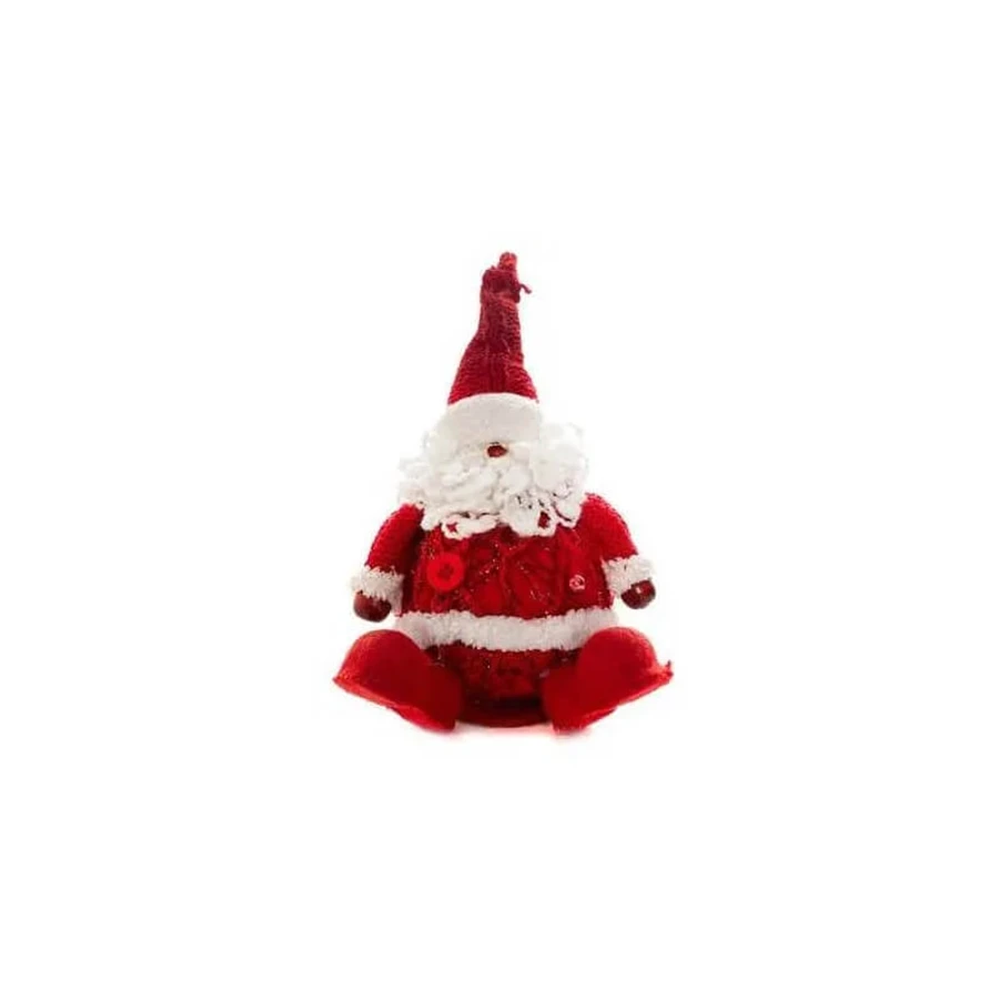 New Star 41700a-t - 17 cm red and white Santa Claus ball ornament