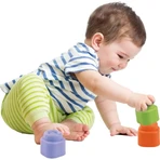 Clementoni Soft Clemmy Touch & Play - Set of 20 Soft Building Blocks, 6–36 months