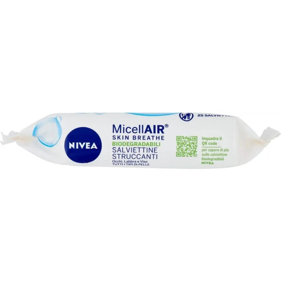 Nivea Make-up-Entferner-Tücher mit Mizellenwasser, 25 Tücher