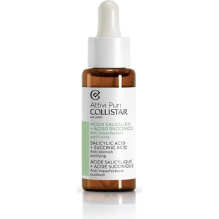 Collistar Pure Actives – Anti-Unreinheiten-Behandlung mit Salicylsäure und Bernsteinsäure, 30 ml
