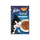 Purina Felix Schollen-Suppe – Katzenleckerei, 48 g