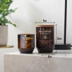 Woodwick Incense &amp; Myrrh - Large Scented Candle, 368 g