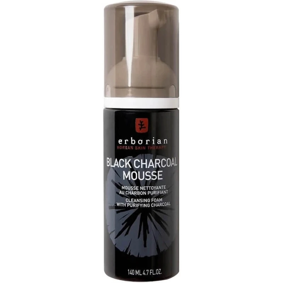 Erborian Black Charcoal Mousse - Korean Purifying Cleanser 140 ml