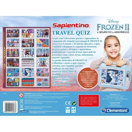 Clementoni Sapientino Travel Quiz: Frozen 2