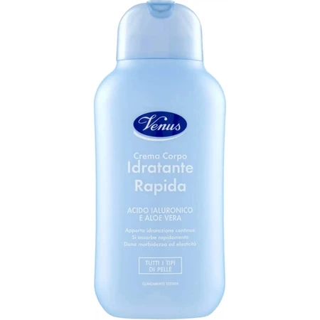 Venus snel intrekkende hydraterende lichaamscrème voor alle huidtypes, 250 ml