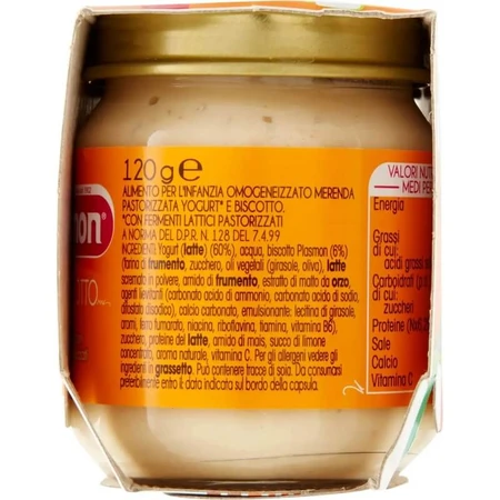 Plasmon homogenisierter Joghurt mit Keksen, 120 g x 2 Stück