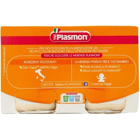 Plasmon homogenisierter Joghurt mit Keksen, 120 g x 2 Stück