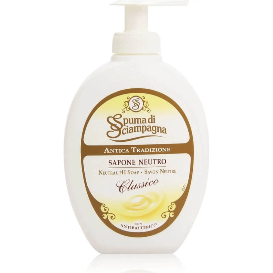 Classic Champagne Foam - Antibacterial Liquid Soap, 250 ml