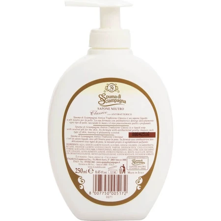 Classic Champagne Foam - Antibacterial Liquid Soap, 250 ml