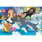 Clementoni Supercolor – 24-teiliges Maxi-Puzzle: Tom &amp; Jerry
