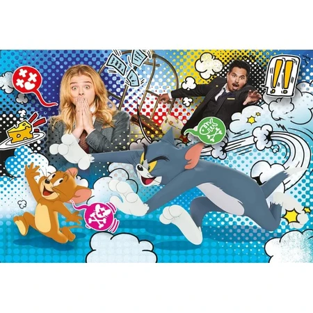 Clementoni Supercolor – 24-teiliges Maxi-Puzzle: Tom &amp; Jerry