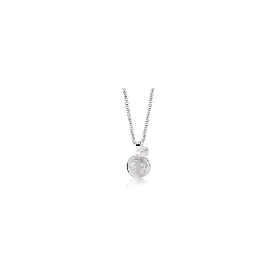 Mamijux Call the Angels - Chaîne en acier avec pendentif « Smooth Feet »