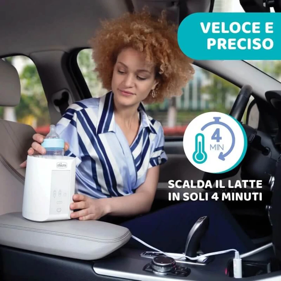 Calentabiberones Chicco para casa y viaje