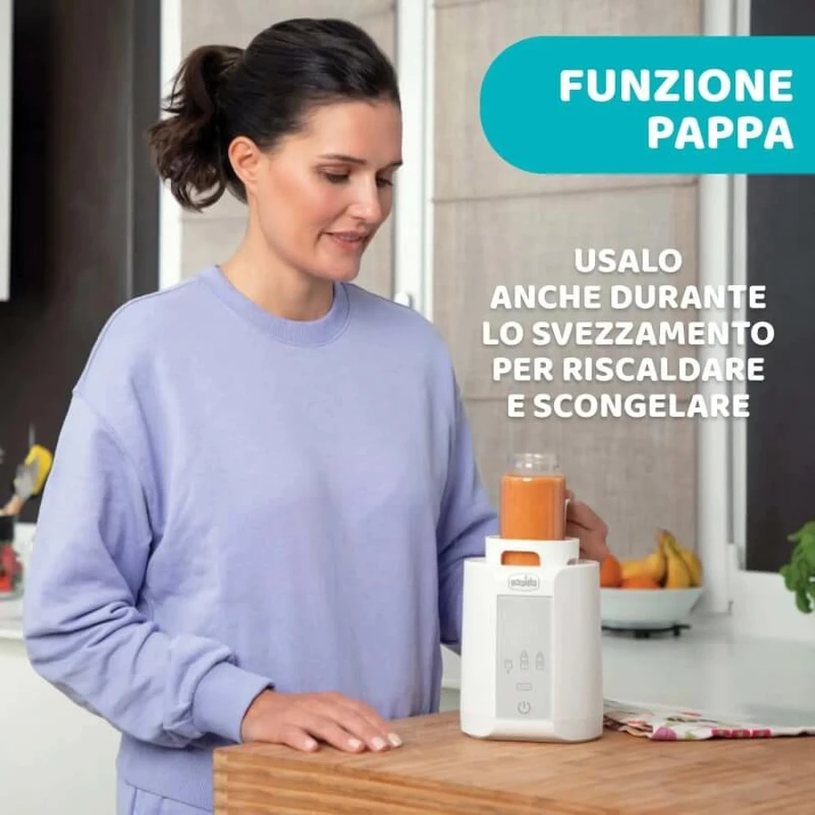 Calentabiberones Chicco para casa y viaje