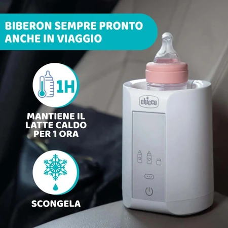 Calentabiberones Chicco para casa y viaje