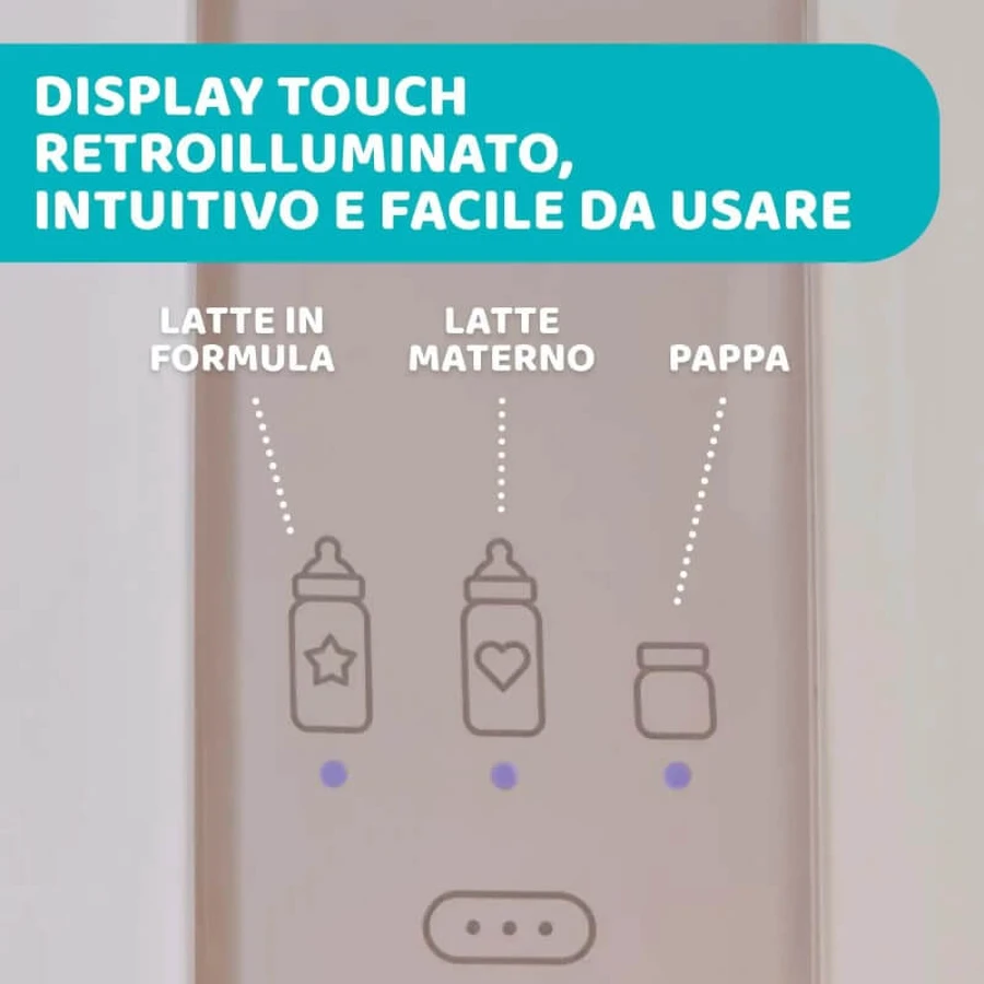 Calentabiberones Chicco para casa y viaje
