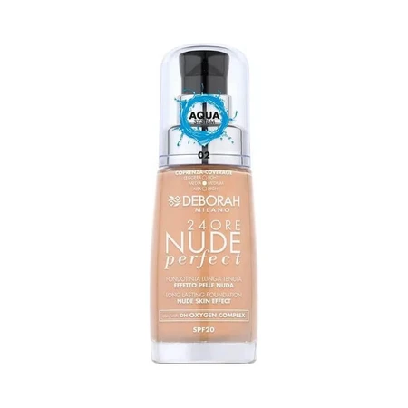 Deborah 24ore Nude Perfect - Base de maquillaje - N.º 02 Beige