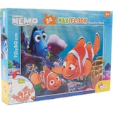 Lisciani Disney Nemo – 24-teiliges Maxi-Bodenpuzzle, beidseitig bedruckt, mit einer Malvorlage auf der Rückseite