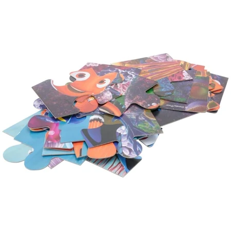 Lisciani Disney Nemo – 24-teiliges Maxi-Bodenpuzzle, beidseitig bedruckt, mit einer Malvorlage auf der Rückseite