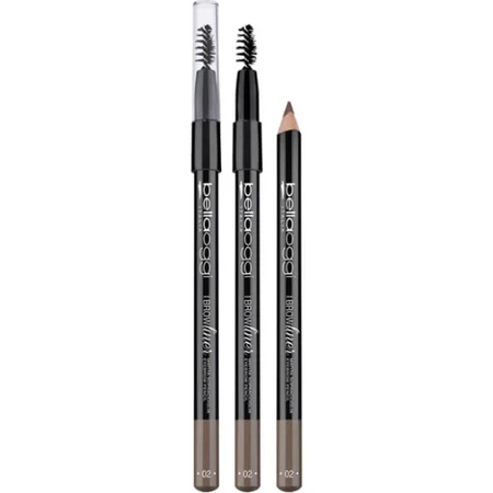 Bellaoggi I Brow Liner - Wenkbrauwpotlood nr. 02 Bruin/Kastanjebruin