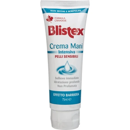 Crème pour les mains Blistex - Soin intensif pour peaux sensibles, 75 ml