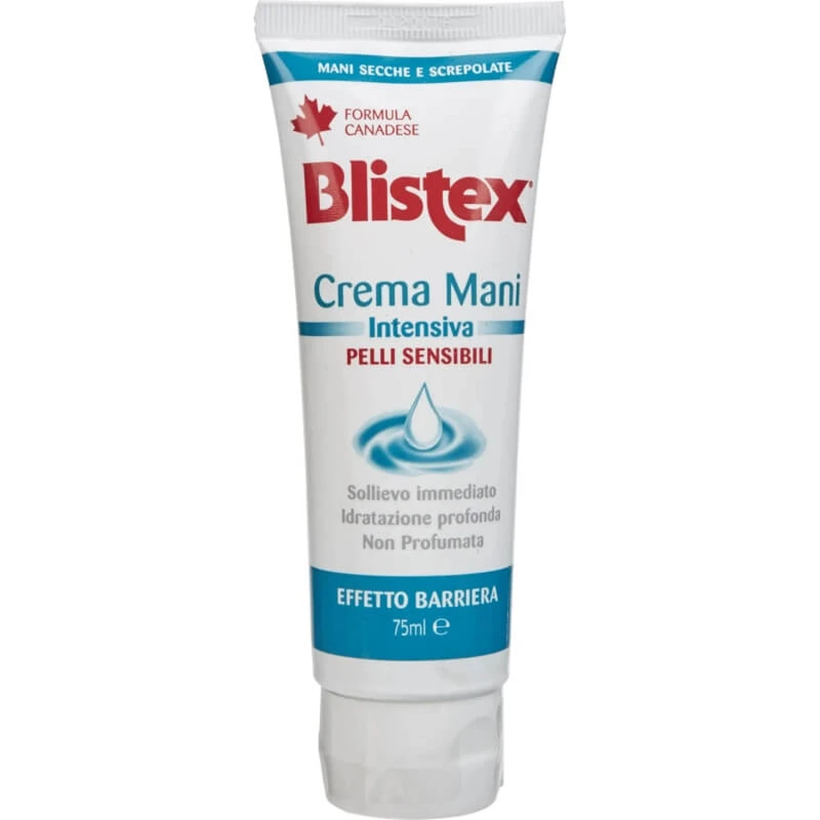 Crème pour les mains Blistex - Soin intensif pour peaux sensibles, 75 ml