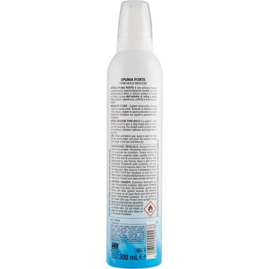 Mousse coiffante Intesa Spuma à tenue forte, à l'extrait d'ortie et au panthénol, 300 ml