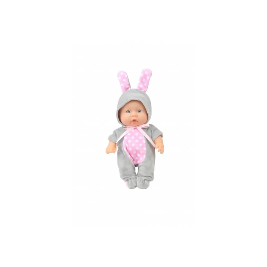 Moni Trade Hasenpuppe – Grau, 20 cm