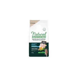 Natural Trainer – Poisson blanc stérilisé de qualité sélectionnée – Aliment complet pour chats stérilisés, 1,25 kg